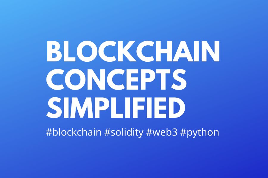 Blockchain concepts article